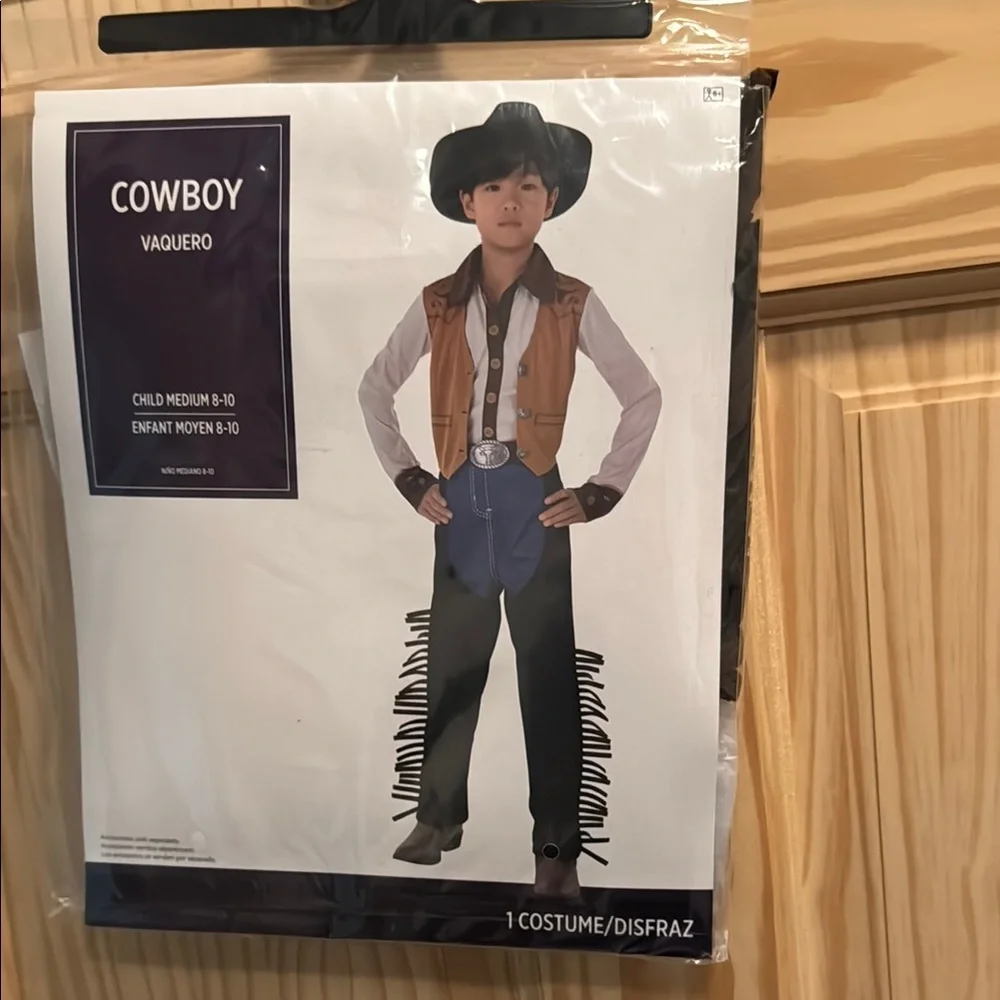 Cowboy Costume for Kids - Brown and Black
